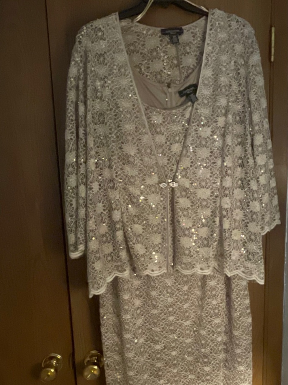 Elegant R&M Richards mother of the bride dress 22W plus size